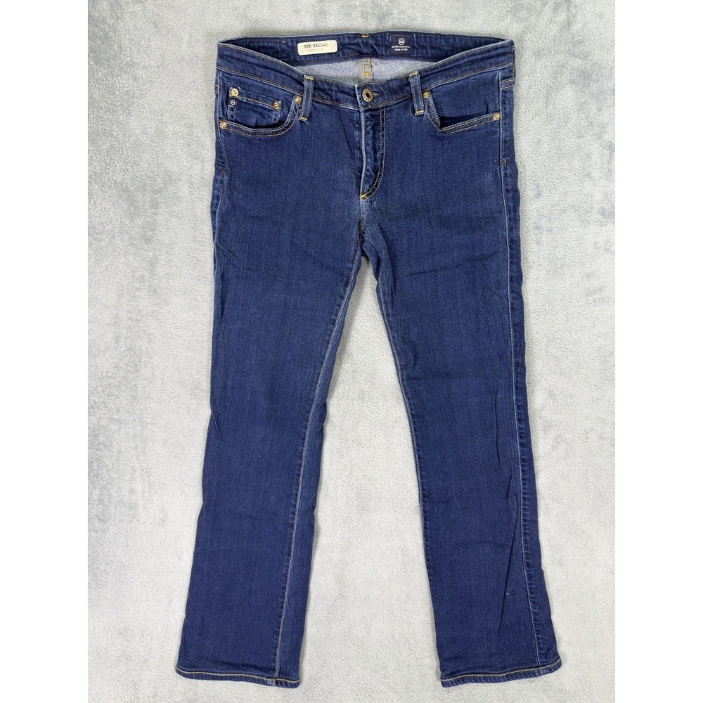 Adriano Goldschmied Jeans Womens 30 Blue Dark Wash Low Rise The Ballad Slim Boot